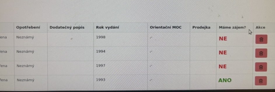 Sloupec Máme zájem