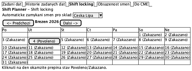 Shift locking